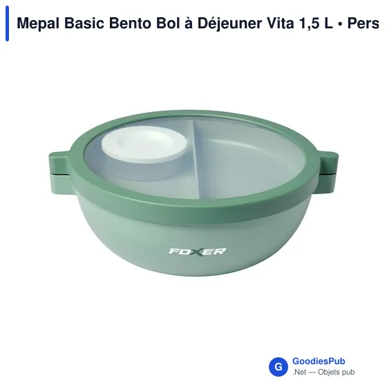 Mepal Basic Bento Bol à Déjeuner Vita 1,5 L personnalisé avec logo entreprise - Image 1