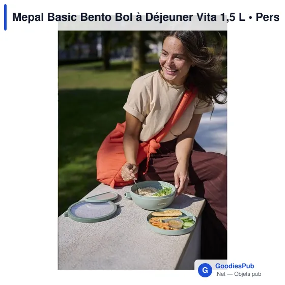 Mepal Basic Bento Bol à Déjeuner Vita 1,5 L personnalisé avec logo entreprise - Image 4