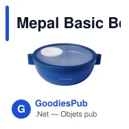 Mepal Basic Bento Bol à Déjeuner Vita 1,5 L personnalisé avec logo entreprise - Miniature 9