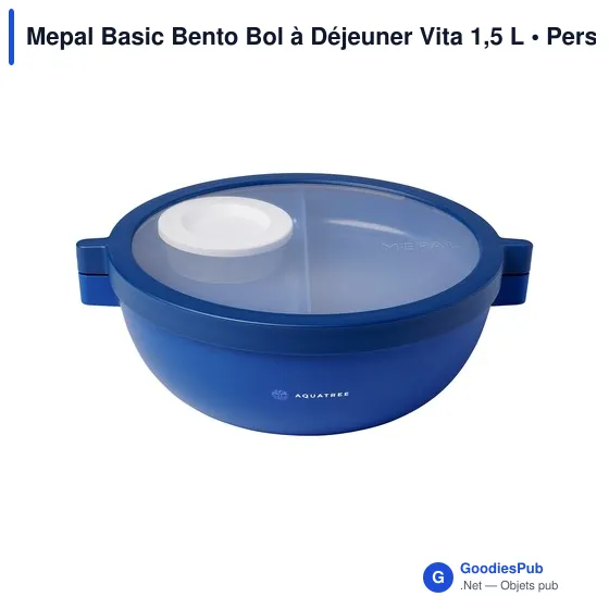 Mepal Basic Bento Bol à Déjeuner Vita 1,5 L personnalisé avec logo entreprise - Image 9