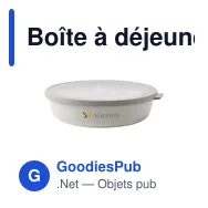 Boîte à déjeuner personnalisable Mepal Bento Cirqula Bowl avec logo - Miniature 1
