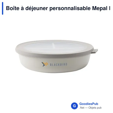 Boîte à déjeuner personnalisable Mepal Bento Cirqula Bowl avec logo