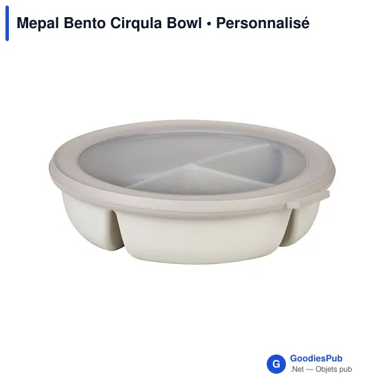 Boîte à déjeuner personnalisable Mepal Bento Cirqula Bowl avec logo - Image 2
