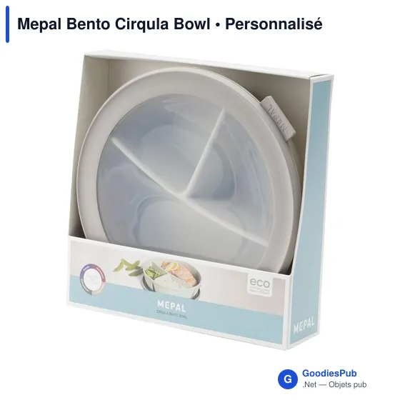Boîte à déjeuner personnalisable Mepal Bento Cirqula Bowl avec logo - Image 3