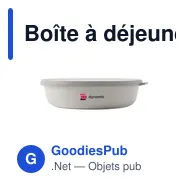 Boîte à déjeuner personnalisable Mepal Bento Cirqula Bowl avec logo - Miniature 4