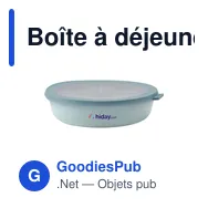 Boîte à déjeuner personnalisable Mepal Bento Cirqula Bowl avec logo - Miniature 5