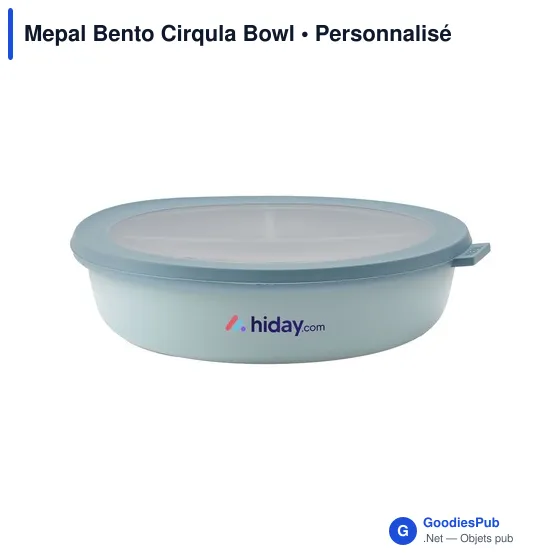 Boîte à déjeuner personnalisable Mepal Bento Cirqula Bowl avec logo - Image 5