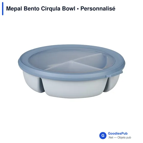 Boîte à déjeuner personnalisable Mepal Bento Cirqula Bowl avec logo - Image 6
