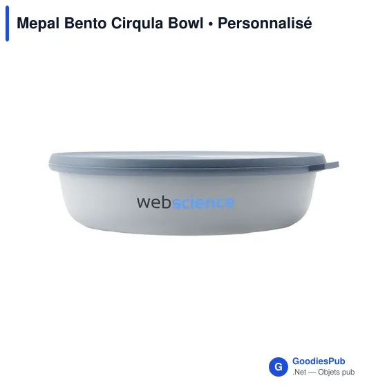 Boîte à déjeuner personnalisable Mepal Bento Cirqula Bowl avec logo - Image 8