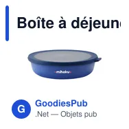 Boîte à déjeuner personnalisable Mepal Bento Cirqula Bowl avec logo - Miniature 9