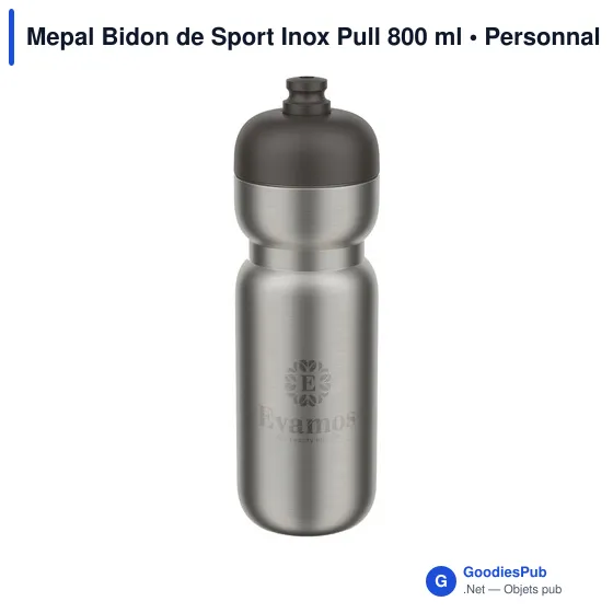 Bidon de Sport Personnalisable Mepal avec Logo - 800 ml - Image 2