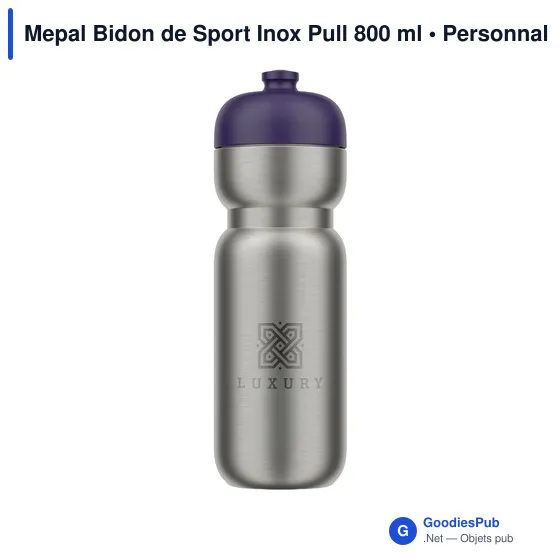 Bidon de Sport Personnalisable Mepal avec Logo - 800 ml - Image 5