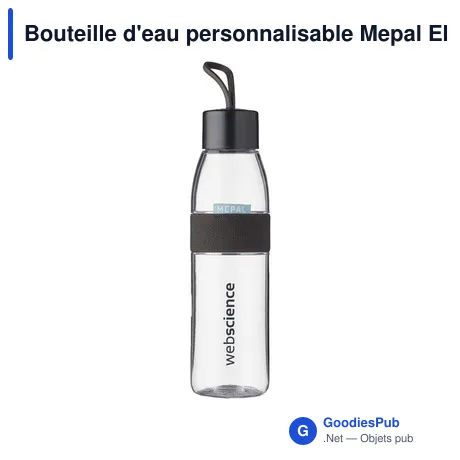 Bouteille d'eau personnalisable Mepal Ellipse 500 ml avec logo