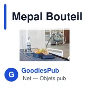 Bouteille d'eau personnalisable Mepal Ellipse 500 ml avec logo - Miniature 4