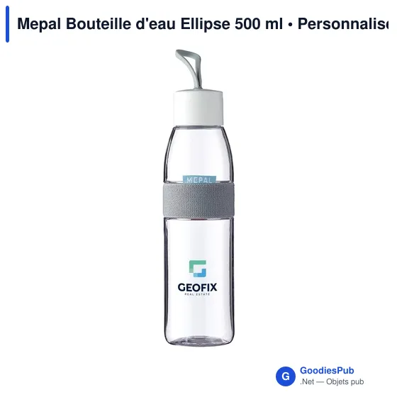 Bouteille d'eau personnalisable Mepal Ellipse 500 ml avec logo - Image 5