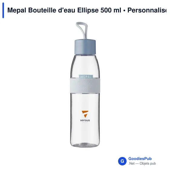 Bouteille d'eau personnalisable Mepal Ellipse 500 ml avec logo - Image 6