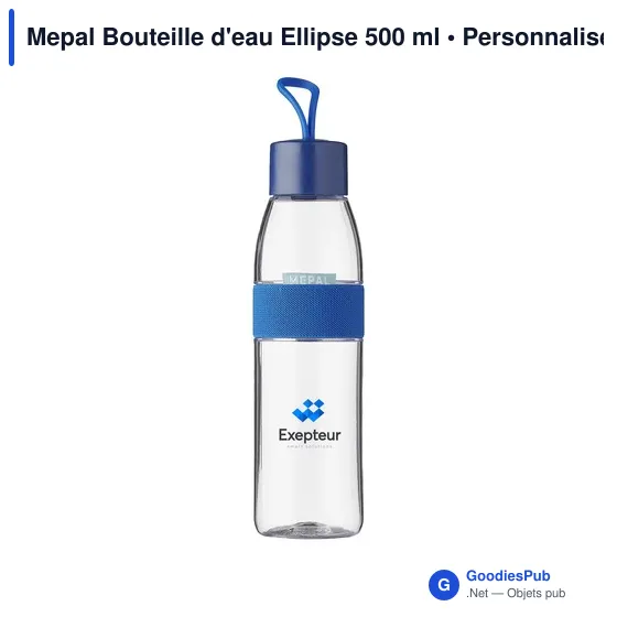 Bouteille d'eau personnalisable Mepal Ellipse 500 ml avec logo - Image 8