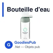 Bouteille d'eau personnalisable Mepal Vita 500 ml avec logo - Miniature 1