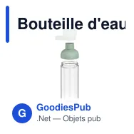 Bouteille d'eau personnalisable Mepal Vita 500 ml avec logo - Miniature 2