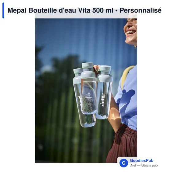 Bouteille d'eau personnalisable Mepal Vita 500 ml avec logo - Image 11