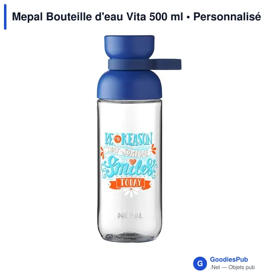 Bouteille d'eau personnalisable Mepal Vita 500 ml avec logo - Image 5