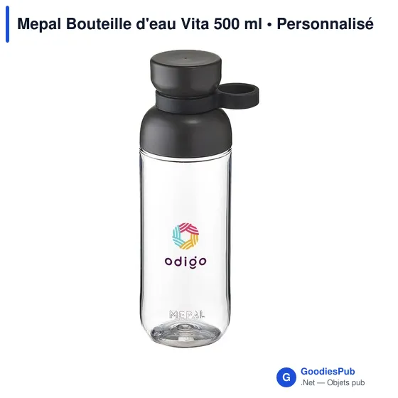 Bouteille d'eau personnalisable Mepal Vita 500 ml avec logo - Image 9