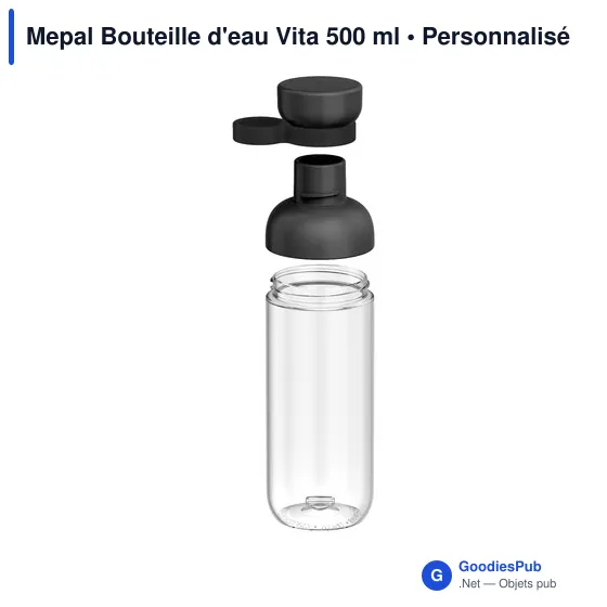 Bouteille d'eau personnalisable Mepal Vita 500 ml avec logo - Image 10