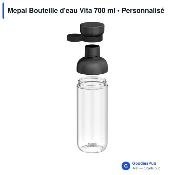 Bouteille d'eau personnalisable Mepal Vita 700 ml avec logo - Image 2