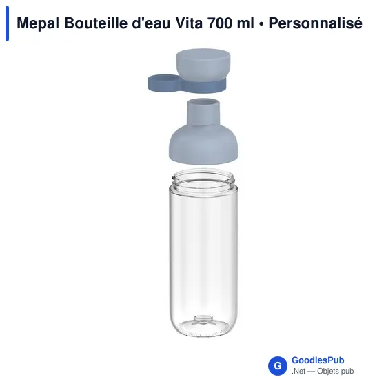 Bouteille d'eau personnalisable Mepal Vita 700 ml avec logo - Image 12