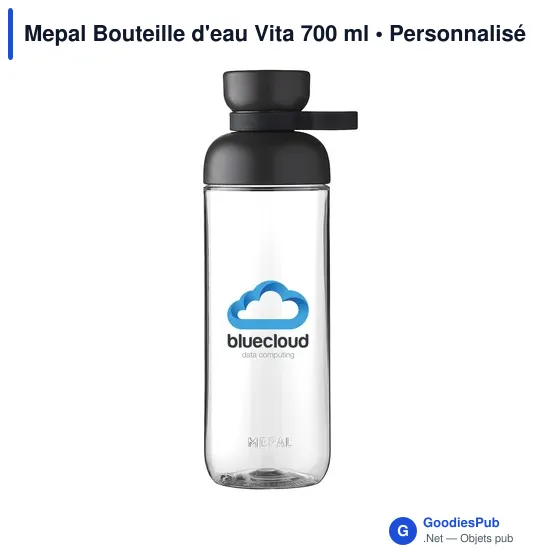 Bouteille d'eau personnalisable Mepal Vita 700 ml avec logo - Image 4