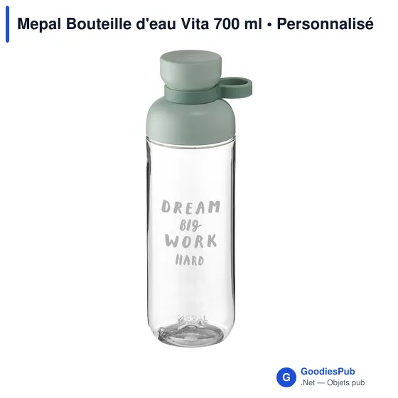 Bouteille d'eau personnalisable Mepal Vita 700 ml avec logo - Image 10