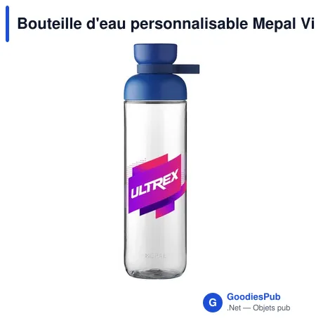 Bouteille d'eau personnalisable Mepal Vita 900 ml avec logo