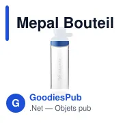 Bouteille d'eau personnalisable Mepal Vita 900 ml avec logo - Miniature 2