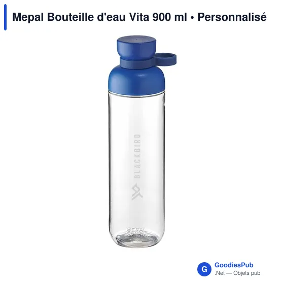 Bouteille d'eau personnalisable Mepal Vita 900 ml avec logo - Image 2