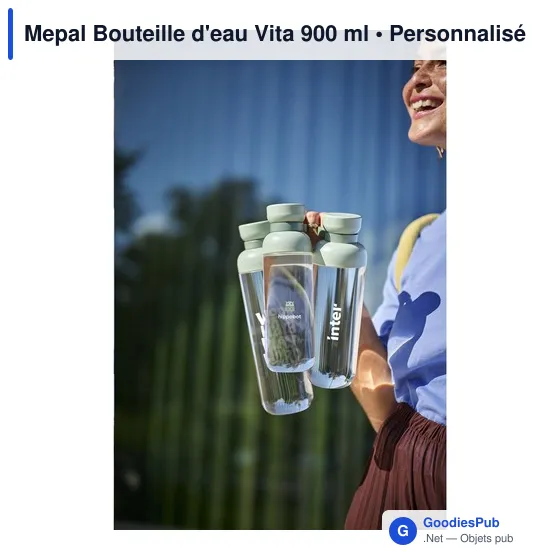 Bouteille d'eau personnalisable Mepal Vita 900 ml avec logo - Image 12