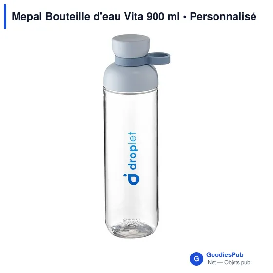 Bouteille d'eau personnalisable Mepal Vita 900 ml avec logo - Image 4
