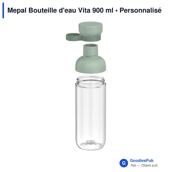 Bouteille d'eau personnalisable Mepal Vita 900 ml avec logo - Image 9