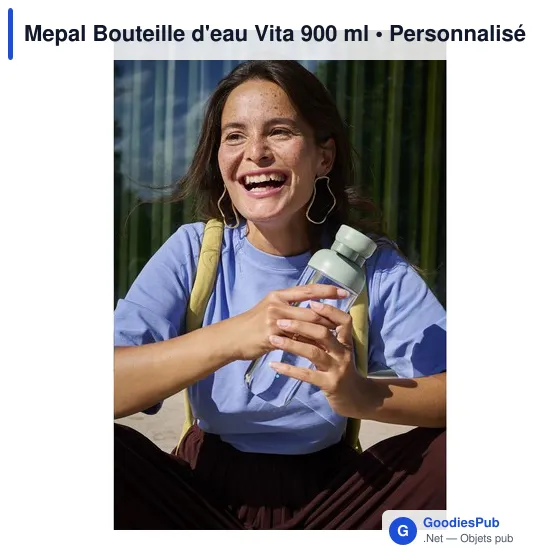 Bouteille d'eau personnalisable Mepal Vita 900 ml avec logo - Image 10