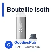 Bouteille isotherme personnalisable Mepal Ellipse 500 ml avec logo - Miniature 3