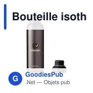 Bouteille isotherme personnalisable Mepal Ellipse 500 ml avec logo - Miniature 5