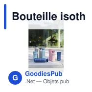 Bouteille isotherme personnalisable Mepal Ellipse 500 ml avec logo - Miniature 6