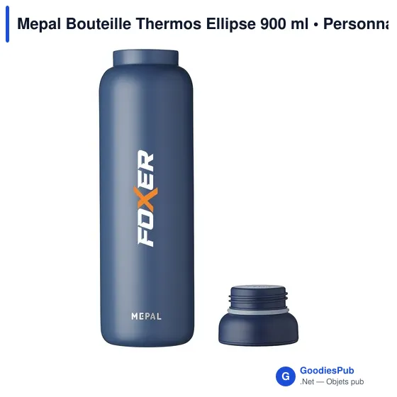 Bouteille isotherme personnalisable Mepal Ellipse 900 ml avec logo - Image 2