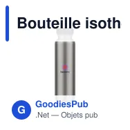 Bouteille isotherme personnalisable Mepal Ellipse 900 ml avec logo - Miniature 3