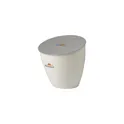 Variante blanc - Poubelle de Table personnalisable Mepal Calypso pour logo