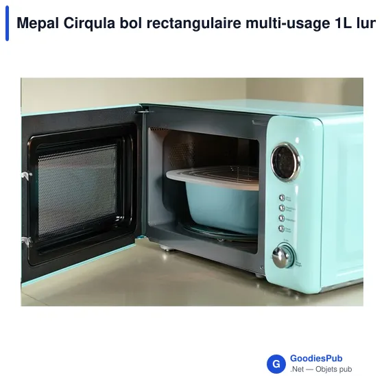 Bol rectangulaire multi-usage personnalisable Mepal Cirqula avec logo - Image 2