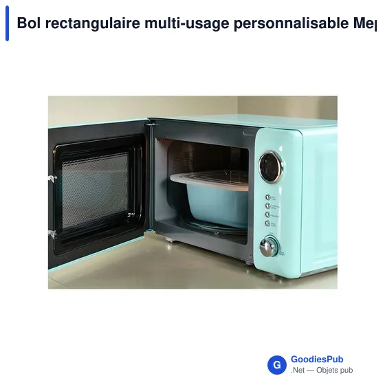 Bol rectangulaire multi-usage personnalisable Mepal Cirqula avec logo - Image 12