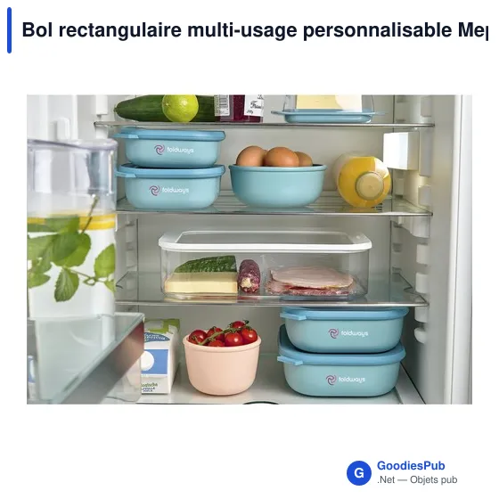 Bol rectangulaire multi-usage personnalisable Mepal Cirqula avec logo - Image 6