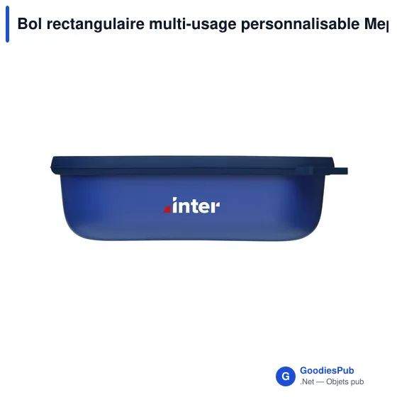 Bol rectangulaire multi-usage personnalisable Mepal Cirqula avec logo - Image 10