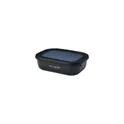 Variante noir nordique - Bol rectangulaire multi-usage personnalisable Mepal Cirqula avec logo