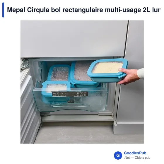 Bol rectangulaire personnalisable Mepal Cirqula 2L avec logo - Image 6